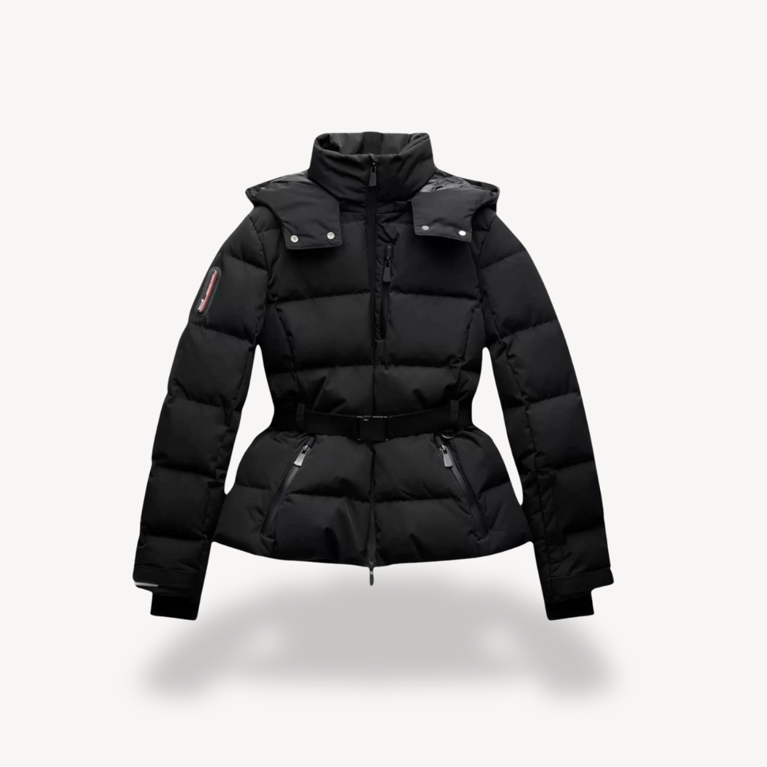 Women's Puffer Jacket Warm Lined High Neck Winter Style - VibreMode