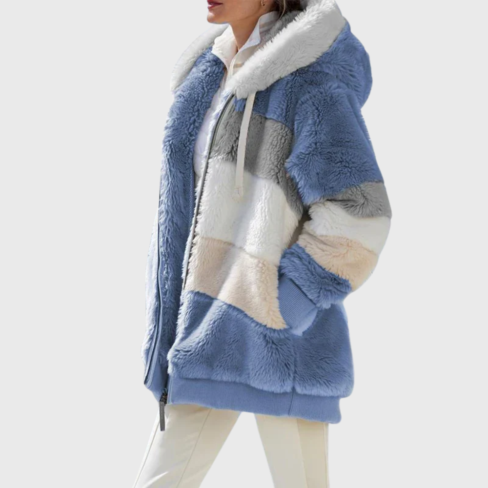 Warm Fleece Hoodie Coat