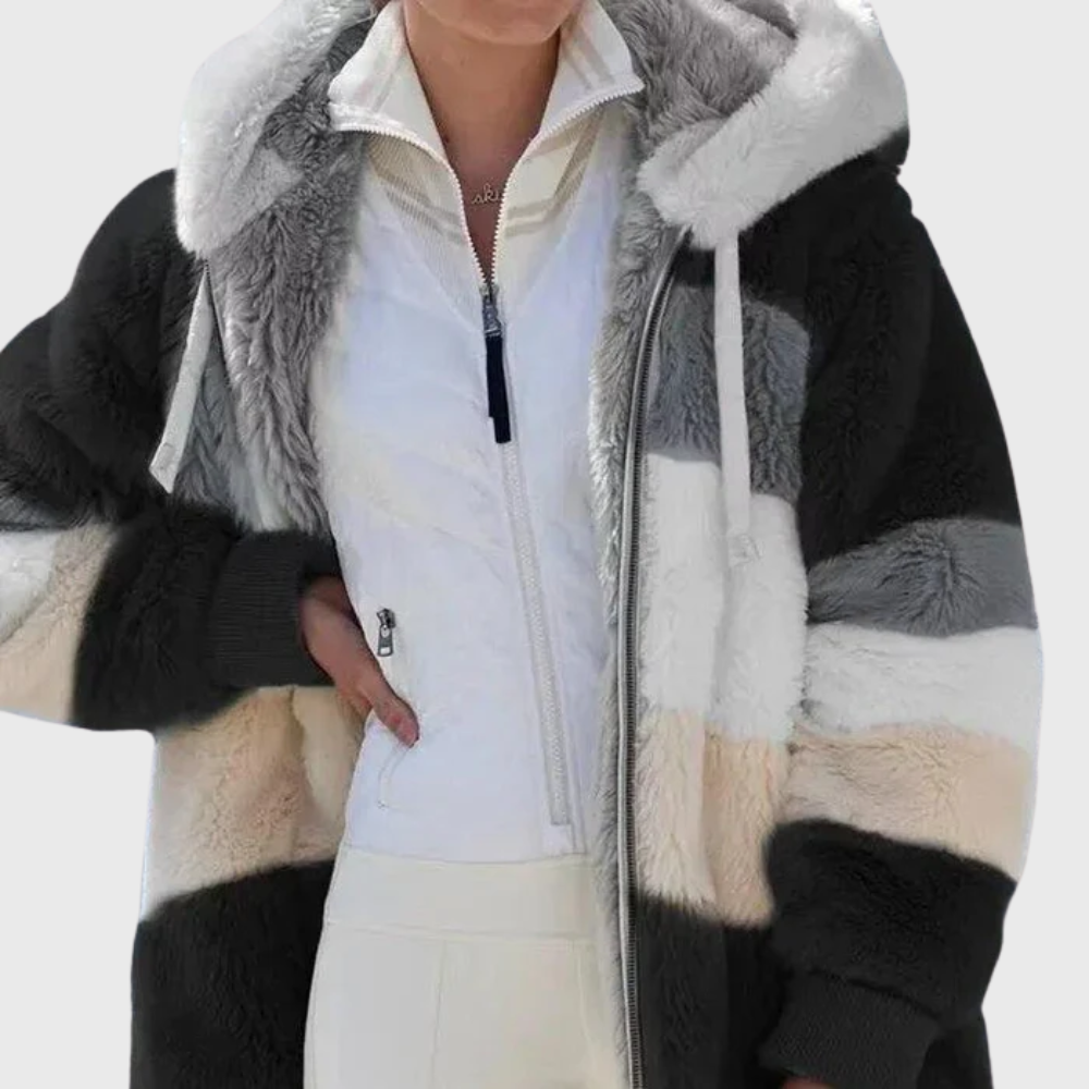 Women's Winter Jacket Panelled Design