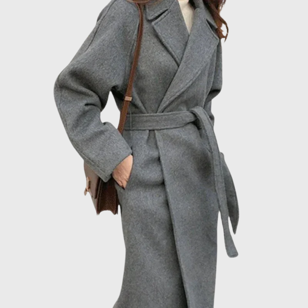 Women's Belted Overcoat