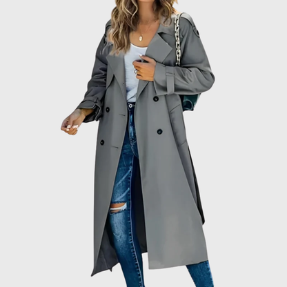 Women's Double-Breasted Trench Coat