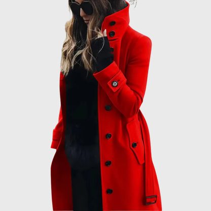 Water Repellent Long Trench Coat