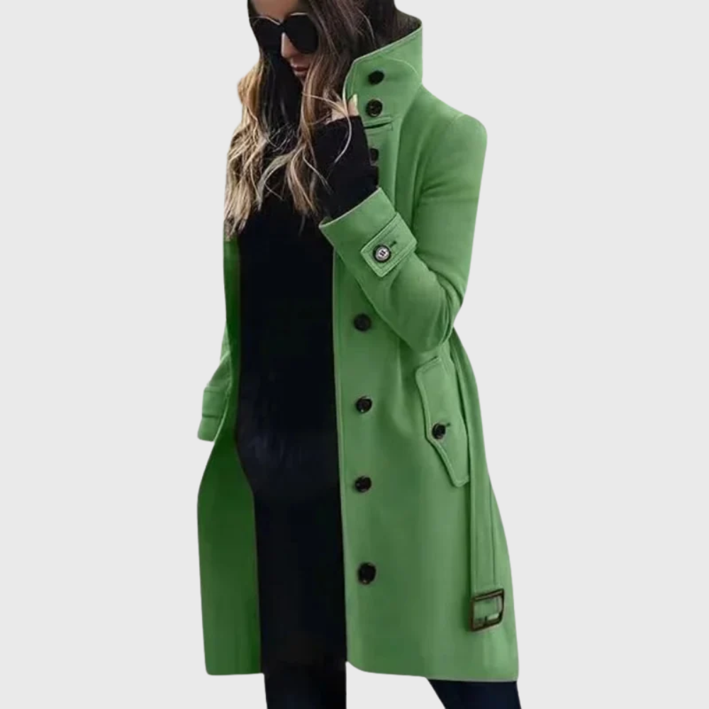 Water Repellent Long Trench Coat