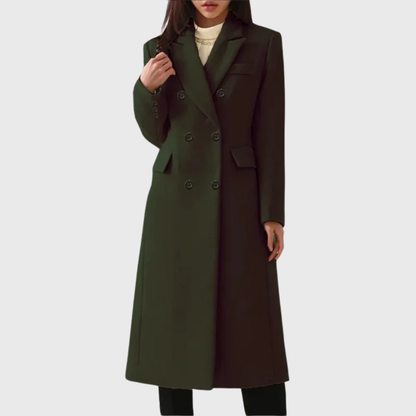 Women's Double Breasted Long Coat