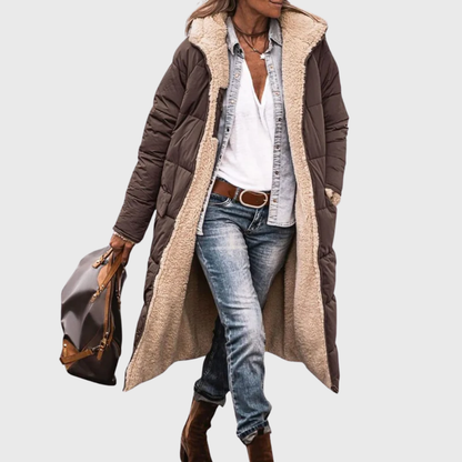 Reversible Puffer Coat Waterproof Lined