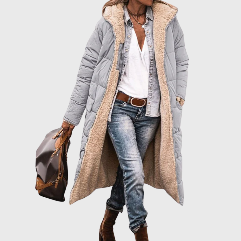 Reversible Puffer Coat Waterproof Lined