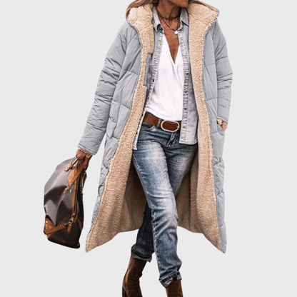 Reversible Puffer Coat Waterproof Lined