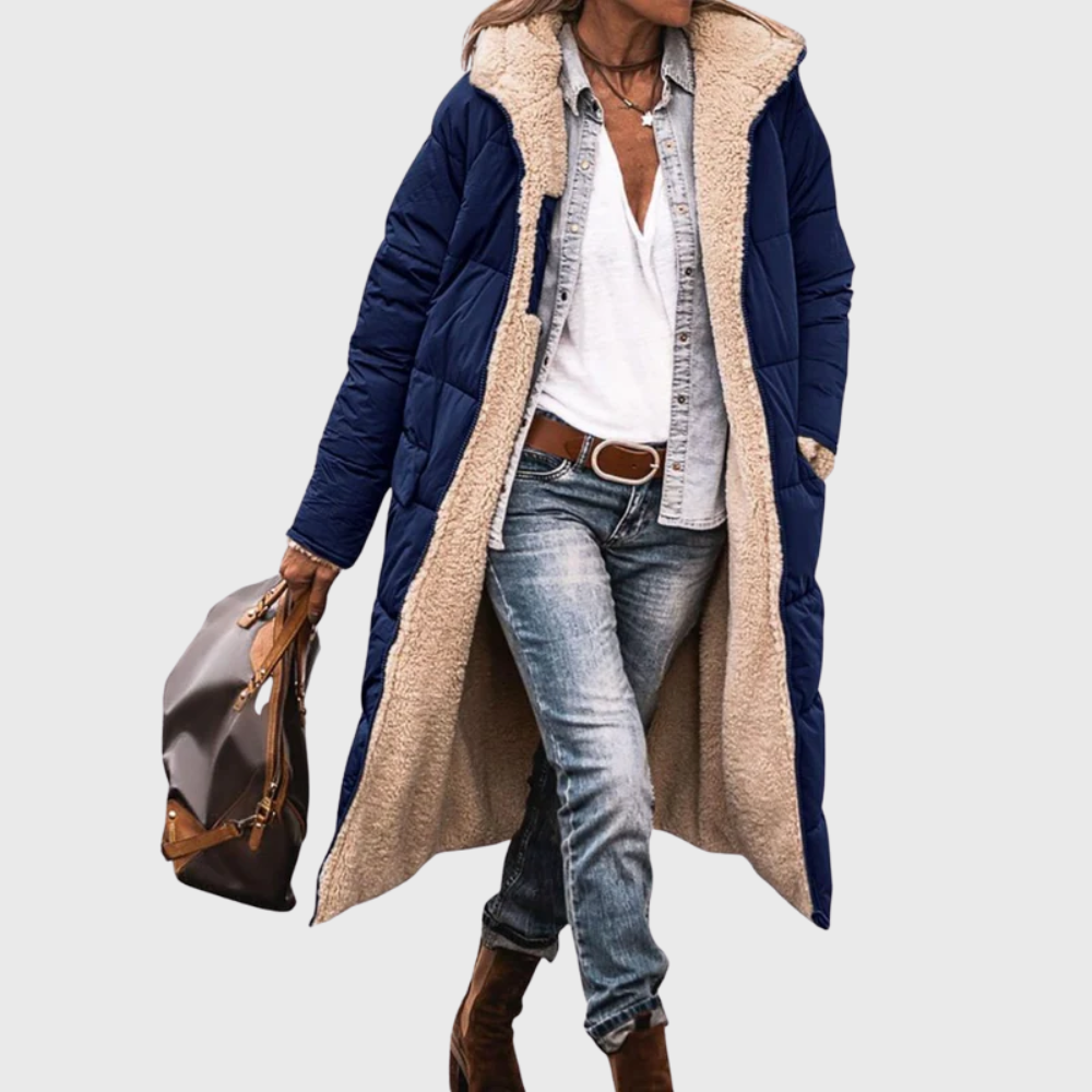 Reversible Puffer Coat Waterproof Lined