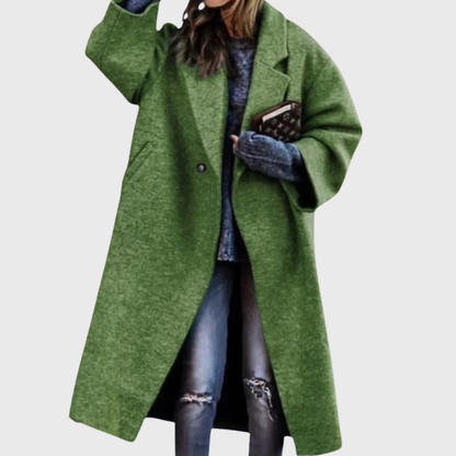 Elegant Women's Longline Coat