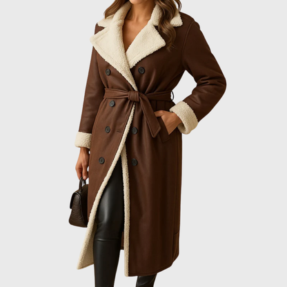 Thermal Insulated Faux Fur Parka Coat