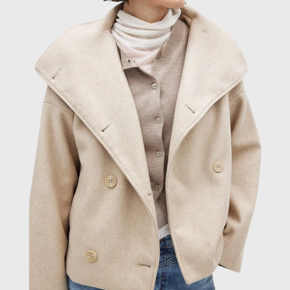 Women's Wide Lapel Coat