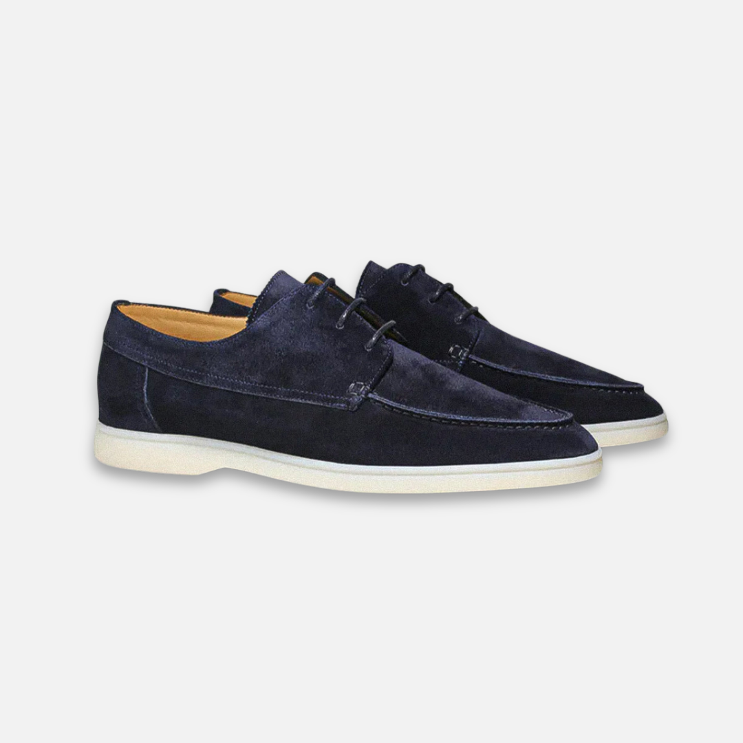 Men's Lace-Up Boat Shoes Casual Leather - VibreMode