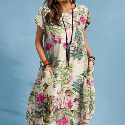 Women's Shift Dress Floral Print