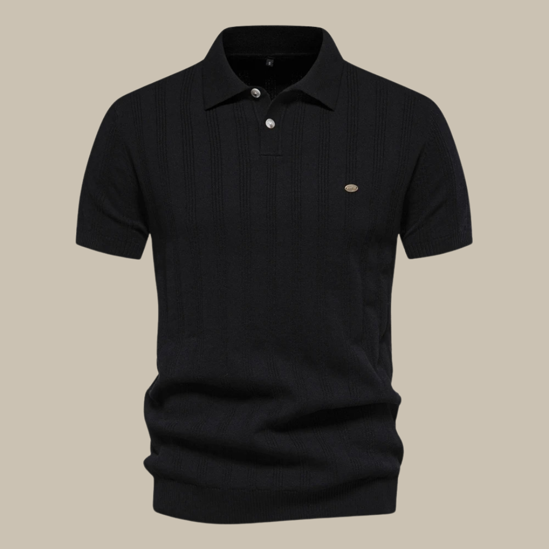 Men's Merino Wool Polo Shirt - VibreMode