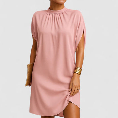 Casual Fit Women's Batwing Sleeve Midi Dress - VibreMode