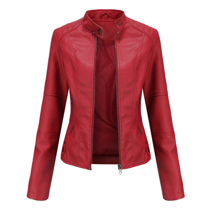 Classic Fit Women's Genuine Leather Jacket