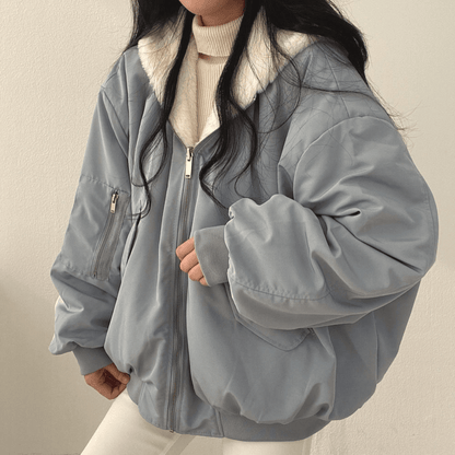 Women's Winter Parka Jacket Warm Lining - VibreMode
