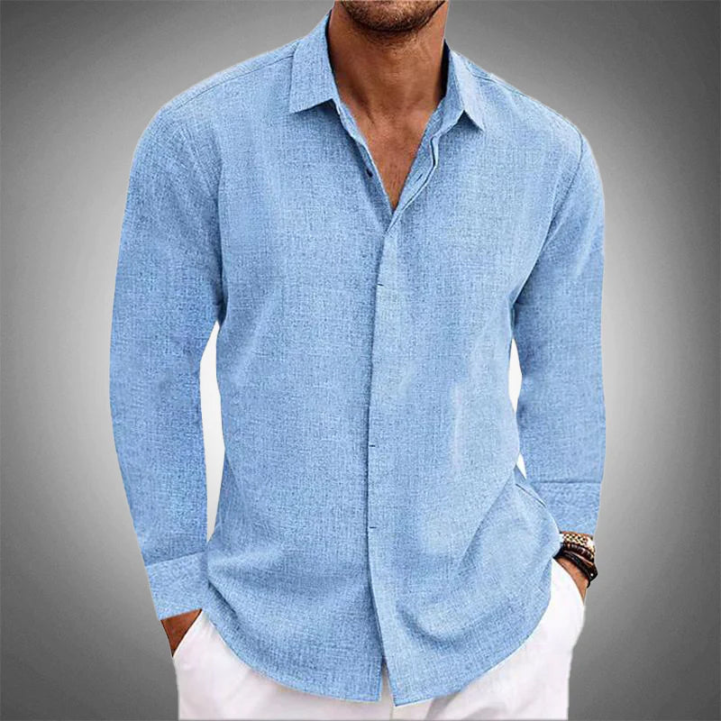 Mens Modern Long Sleeve Shirt - VibreMode