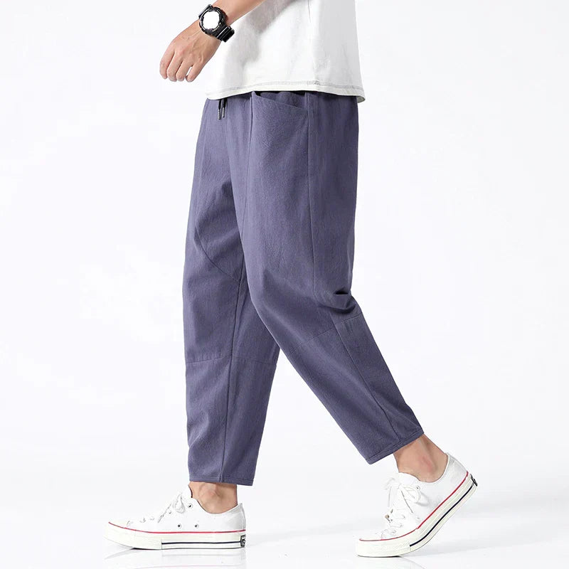 Men's Cropped Pants Kyoto Style Gerald - VibreMode