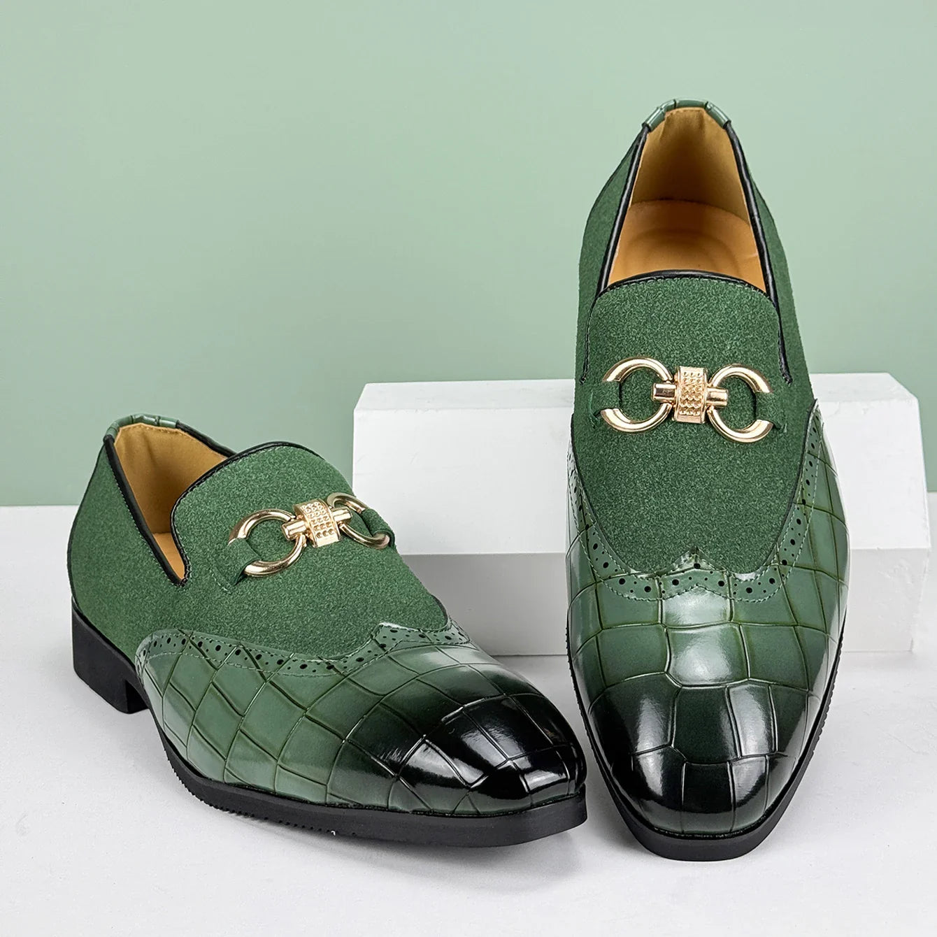 Men's Leather Loafers Leather Brown