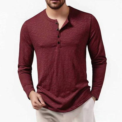 Women's Long Sleeve Henley Shirt