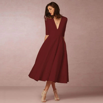 Valerisse | Ladies Stylish Flowy Mid Dress