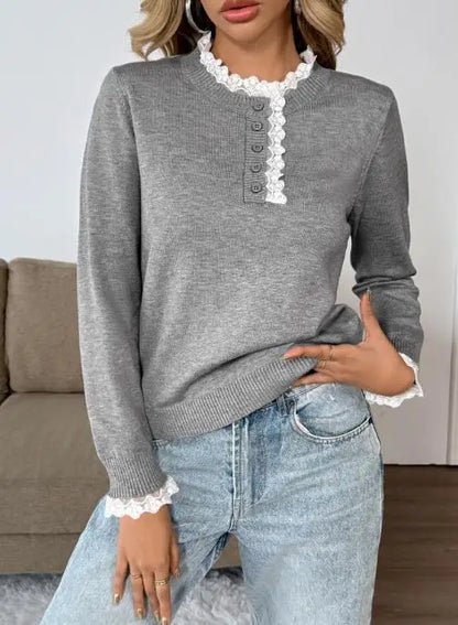 Vivian Women's Retro Sweater - VibreMode