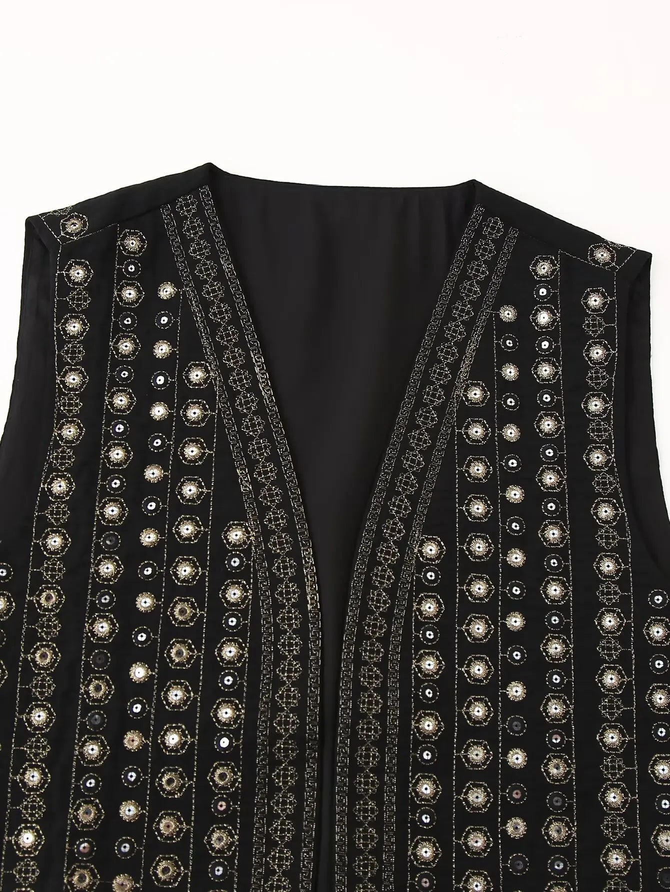 Women's Embellished Boho Vest
