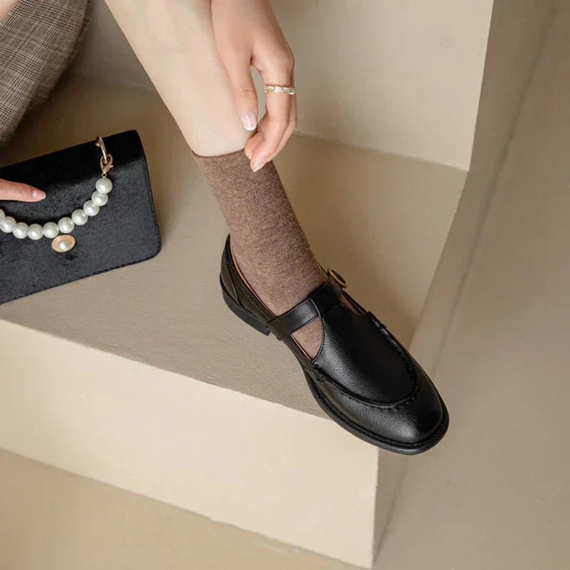 Vintage Style Women's Mary Jane Flat Shoes