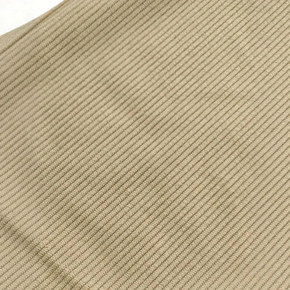 Men's Straight Leg Ribbed Pants Drawstring Waist Cotton