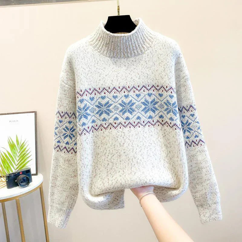 Women's Nordic Pattern Sweater