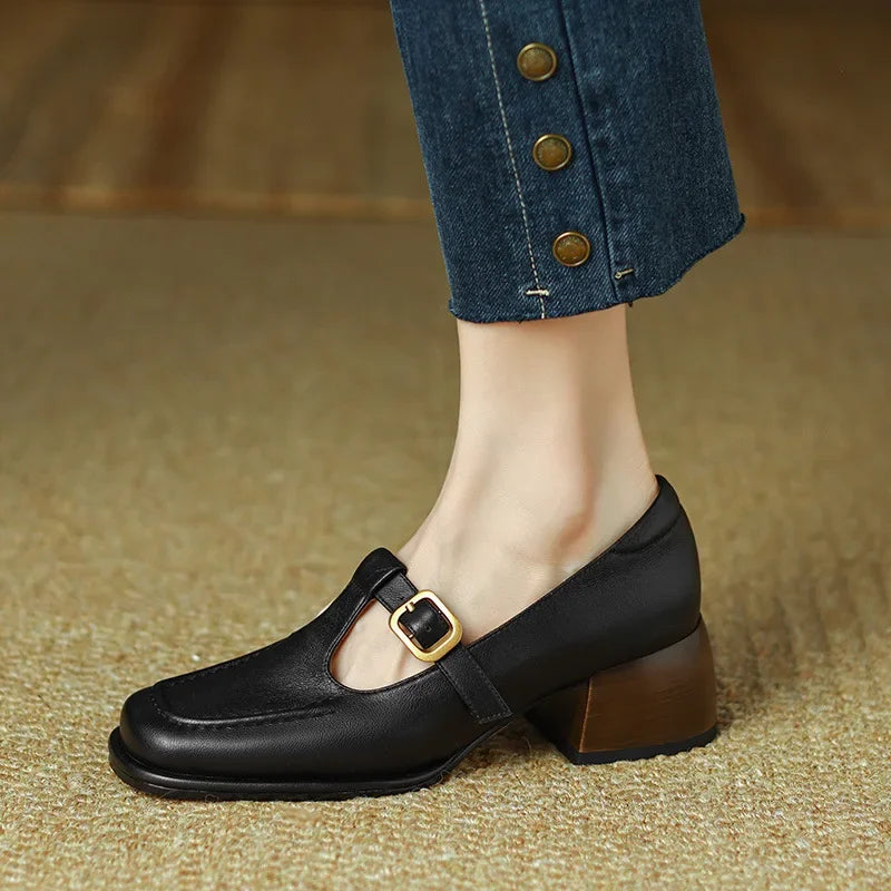 Classic Low Heel Mary Jane Women's Shoes