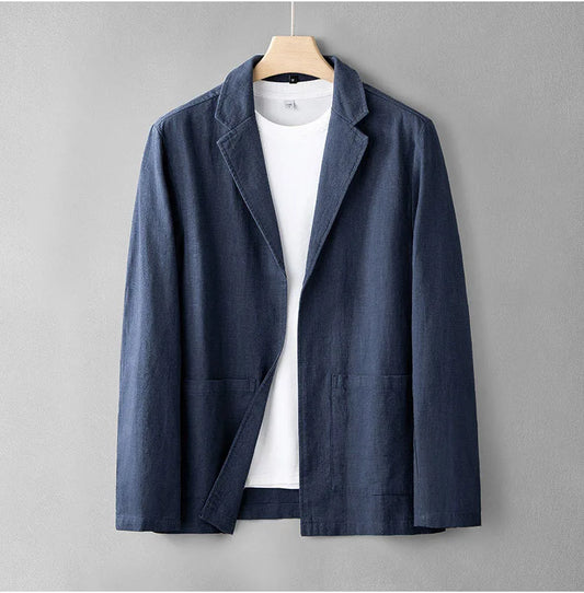 Men's Formal Linen Blazer - VibreMode