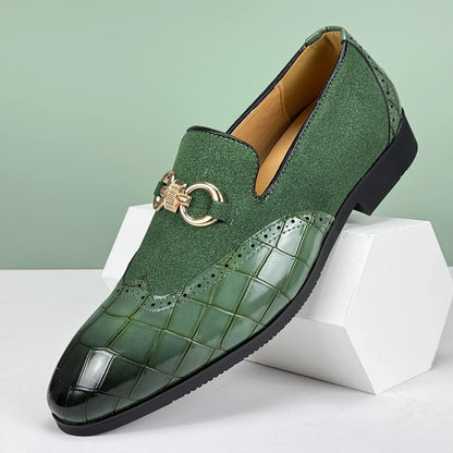 Men's Leather Loafers Leather Brown - VibreMode