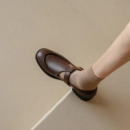 Vintage Style Women's Mary Jane Flat Shoes