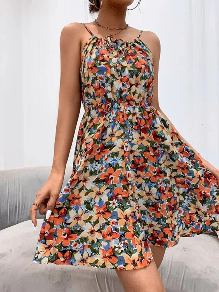 Women's Summer Dress Thin Strap