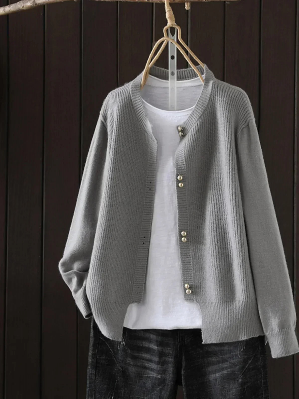 Women's Cardigan Button Front Closure - VibreMode