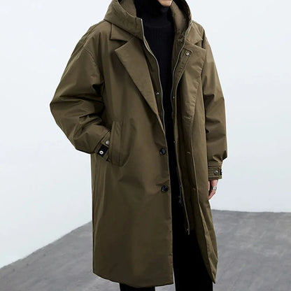 Darnell Men's Trench Coat - VibreMode