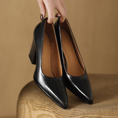 Elegant Women's High Heel Pumps Pointed Toe Office Shoes