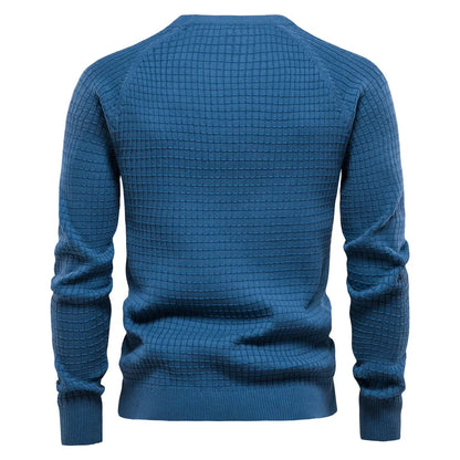 Classic Men's Patterned Crew Sweater