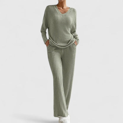 Women's Short Sleeve Knit Pajama Set