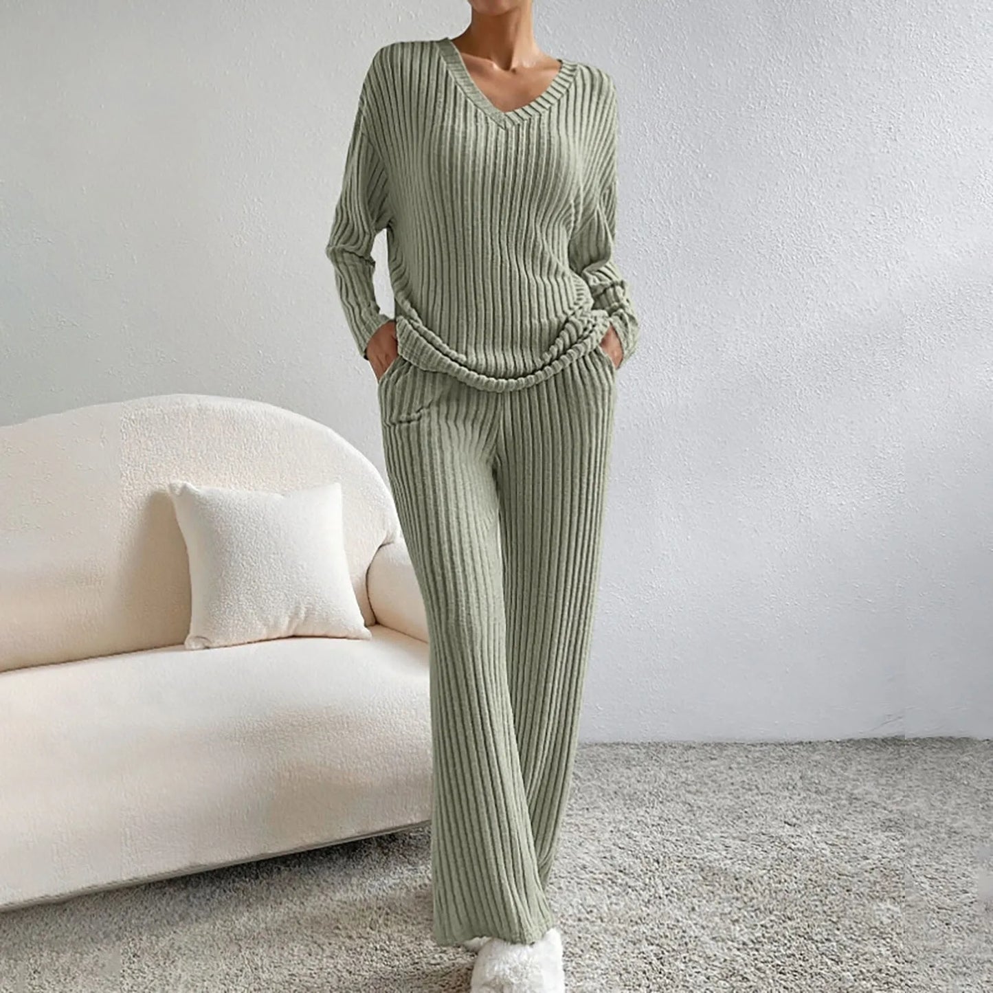 Women's Long Sleeve Loungewear Set