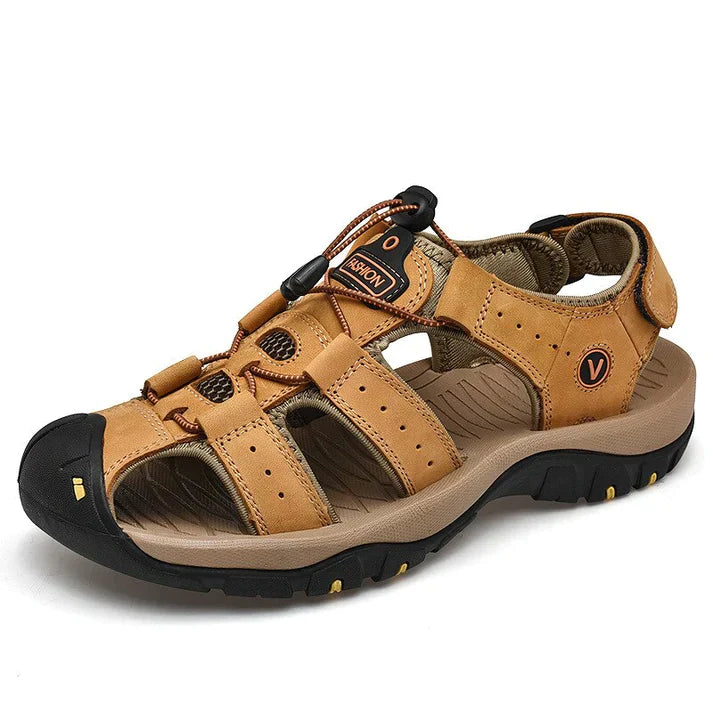 Men's Closed Toe Sandals Adjustable Strap - VibreMode