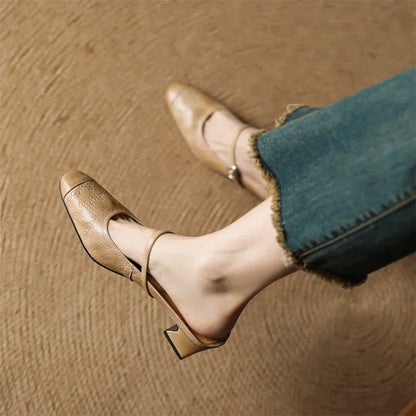 Women's Genuine Leather Mules