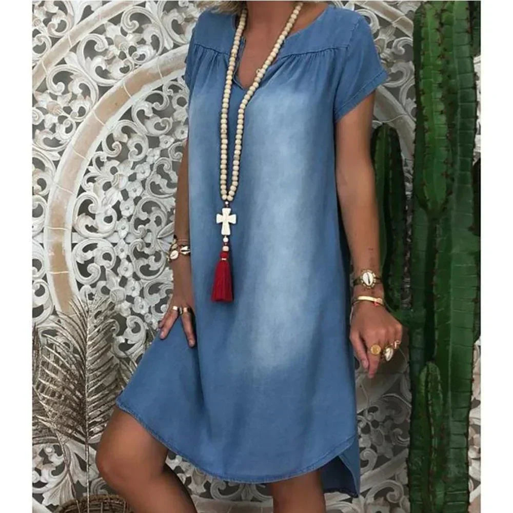 Chic Women's Blue Summer Maxi Dress