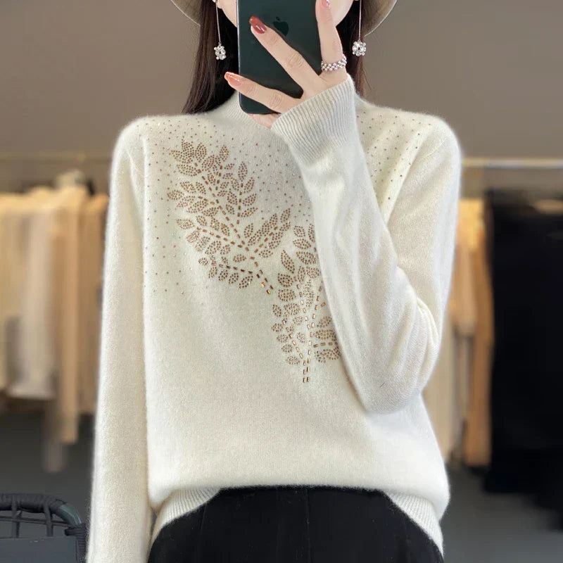 Decorative Knit Sweater