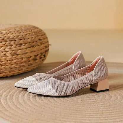 Savina Block Heel Pumps - Jack Hafford