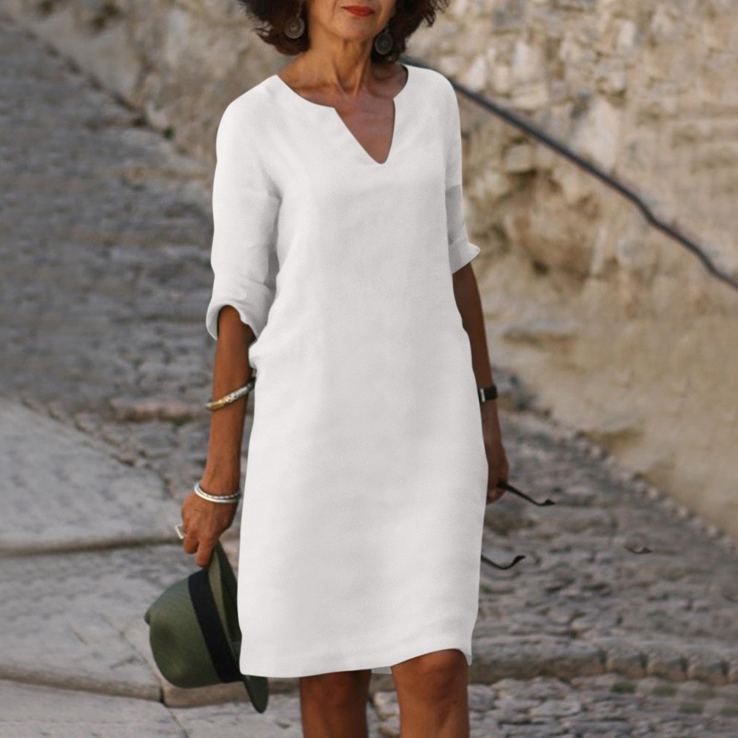 Women's Summer Sundress Cotton Casual