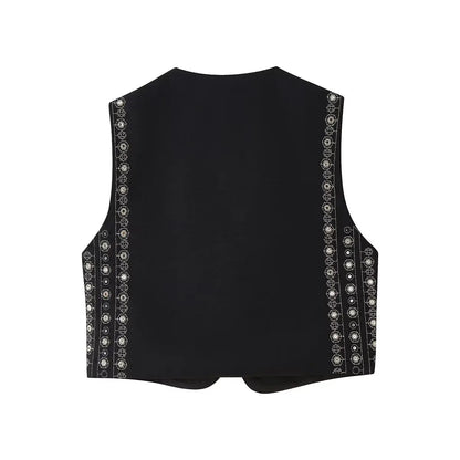 Women's Patterned Vest