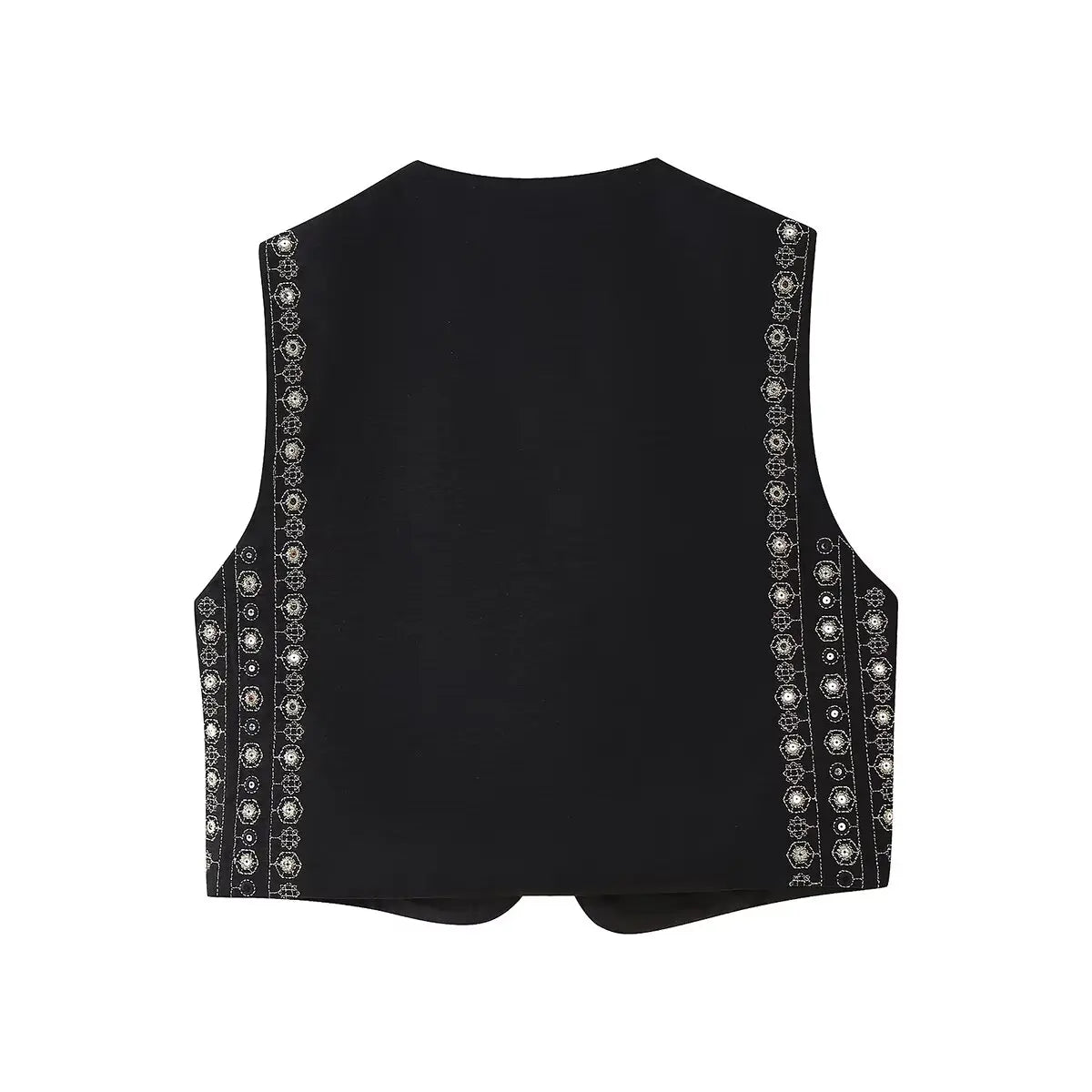 Women's Embellished Boho Vest